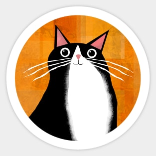 Tuxedo Cat Sticker